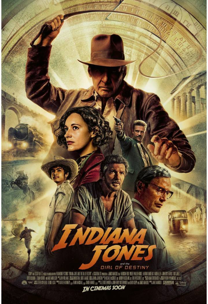 Quand le cinéma s'empare de la machine d'Anticythère. Ici, réimaginée en Cadran de la Destinée, machine à remonter le temps dans le récent Indiana Jones V.