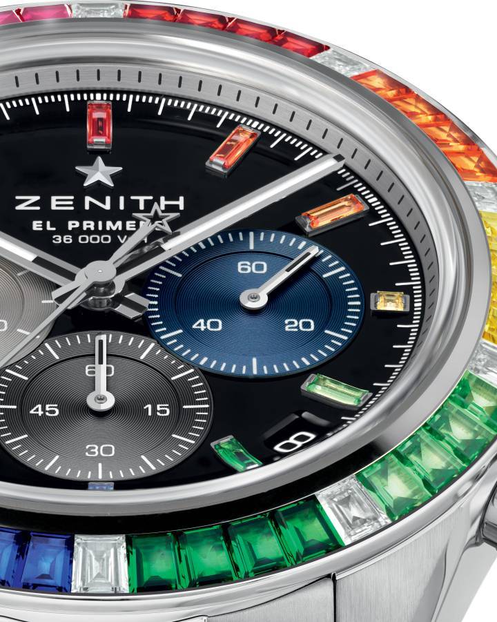 Zenith: une nouvelle version Rainbow de la Chronomaster Sport