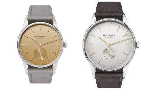 Nomos Glashütte présente des nouvelles versions du modèle Orion 