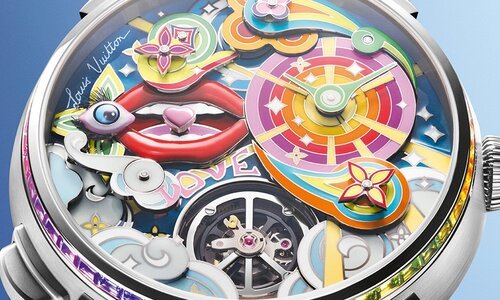 Louis Vuitton Tambour Taiko Arty Automata: psychédélique et romantique