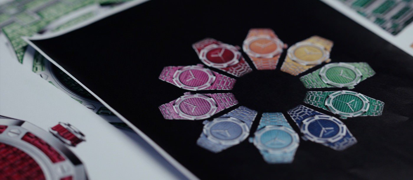 Audemars Piguet défie l'arc-en-ciel 