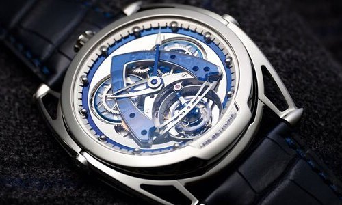 De Bethune: DB28 Steel Wheels Sapphire Tourbillon