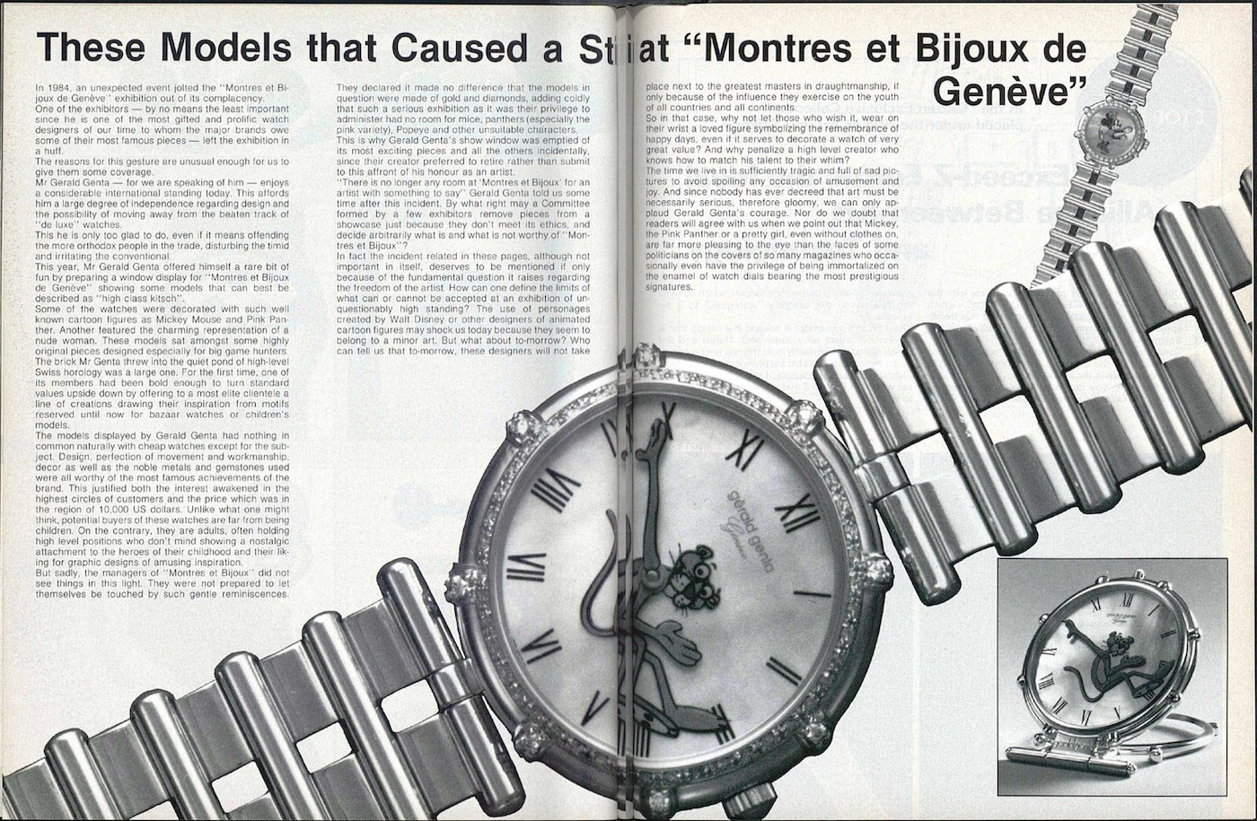 1984: Quand Gérald Genta défiait l'establishment horloger