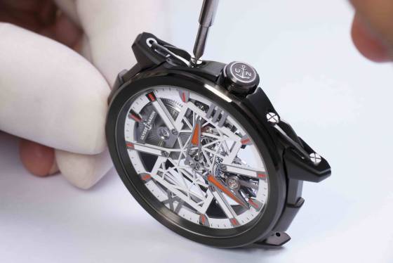 Ulysse Nardin: un exosquelette au poignet