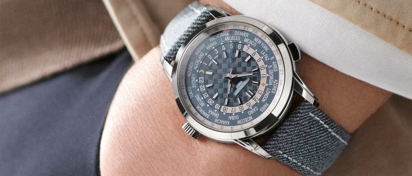 Patek Philippe: heure universelle, date locale