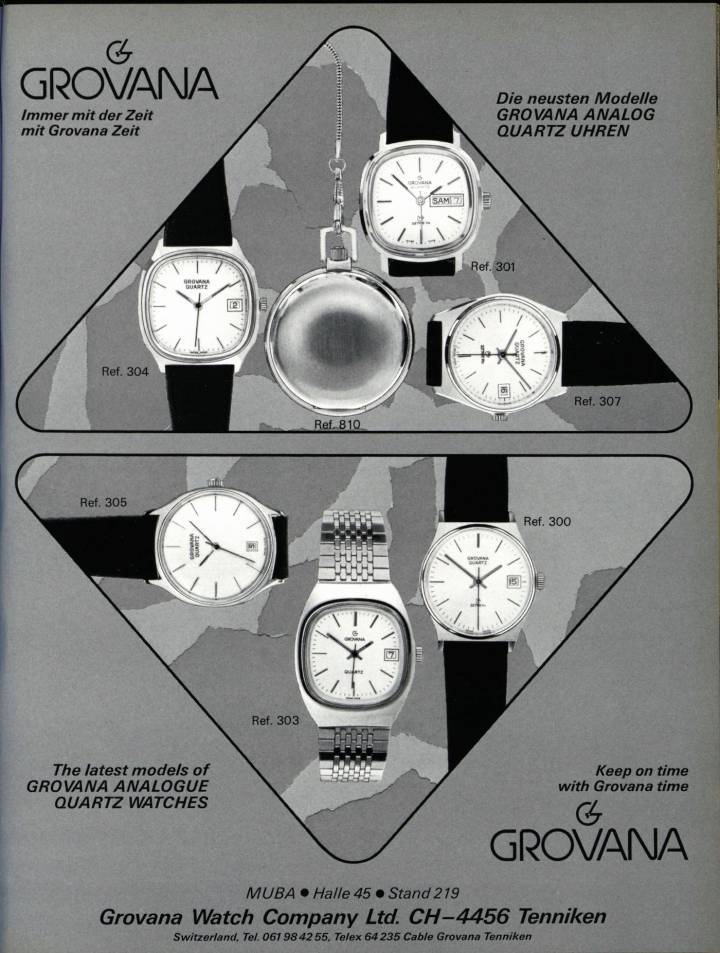 Le tournant survient pour la marque par son adoption décisive du quartz analogique, qui reste son «core business» à ce jour (archive de 1980, au coeur de la «crise du quartz»).