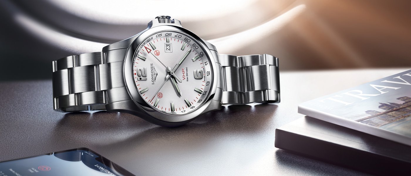 Longines Conquest V.H.P. GMT Flash Setting 