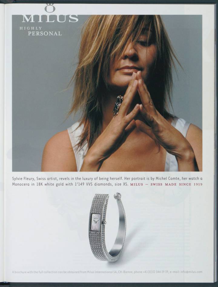 Une publicité parue en 2003 dans Europa Star