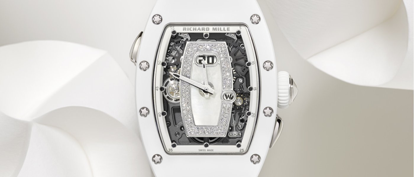 Richard Mille: nouveau modèle en céramique blanche