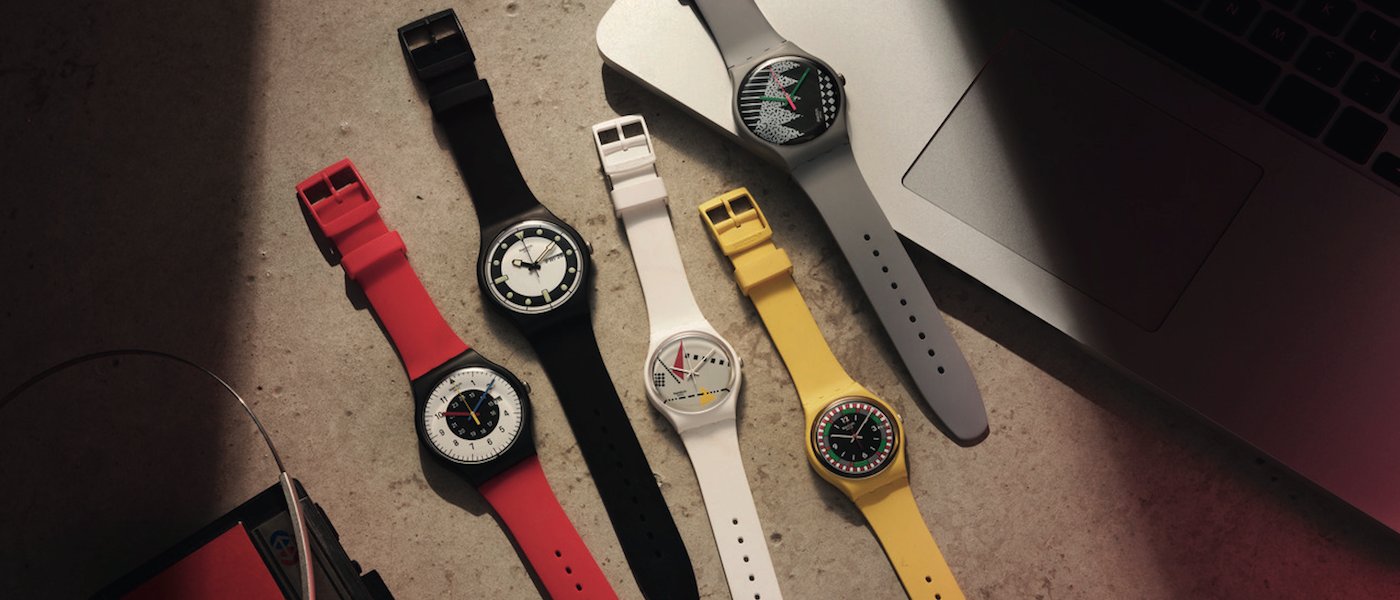 Quand Swatch mêle designs rétro et matériaux innovants