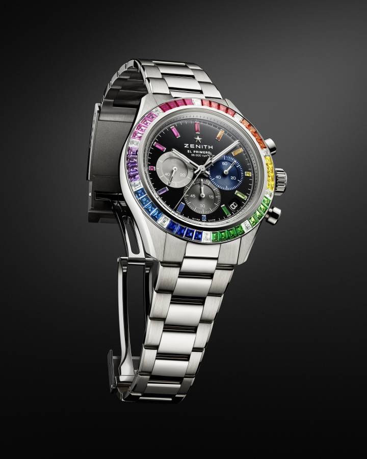 Zenith: une nouvelle version Rainbow de la Chronomaster Sport