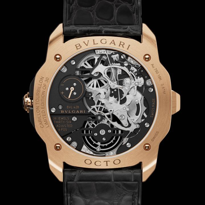 Chez Bvlgari, l'Octo Roma Carillon Tourbillon donne le ton