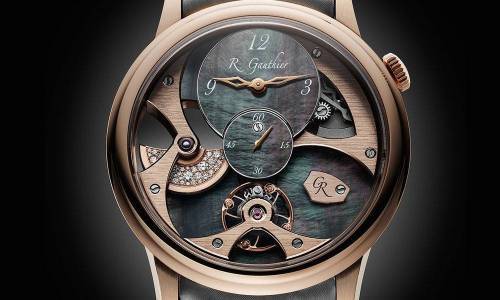 ROMAIN GAUTHIER, PREMIÈRE MONTRE FÉMININE