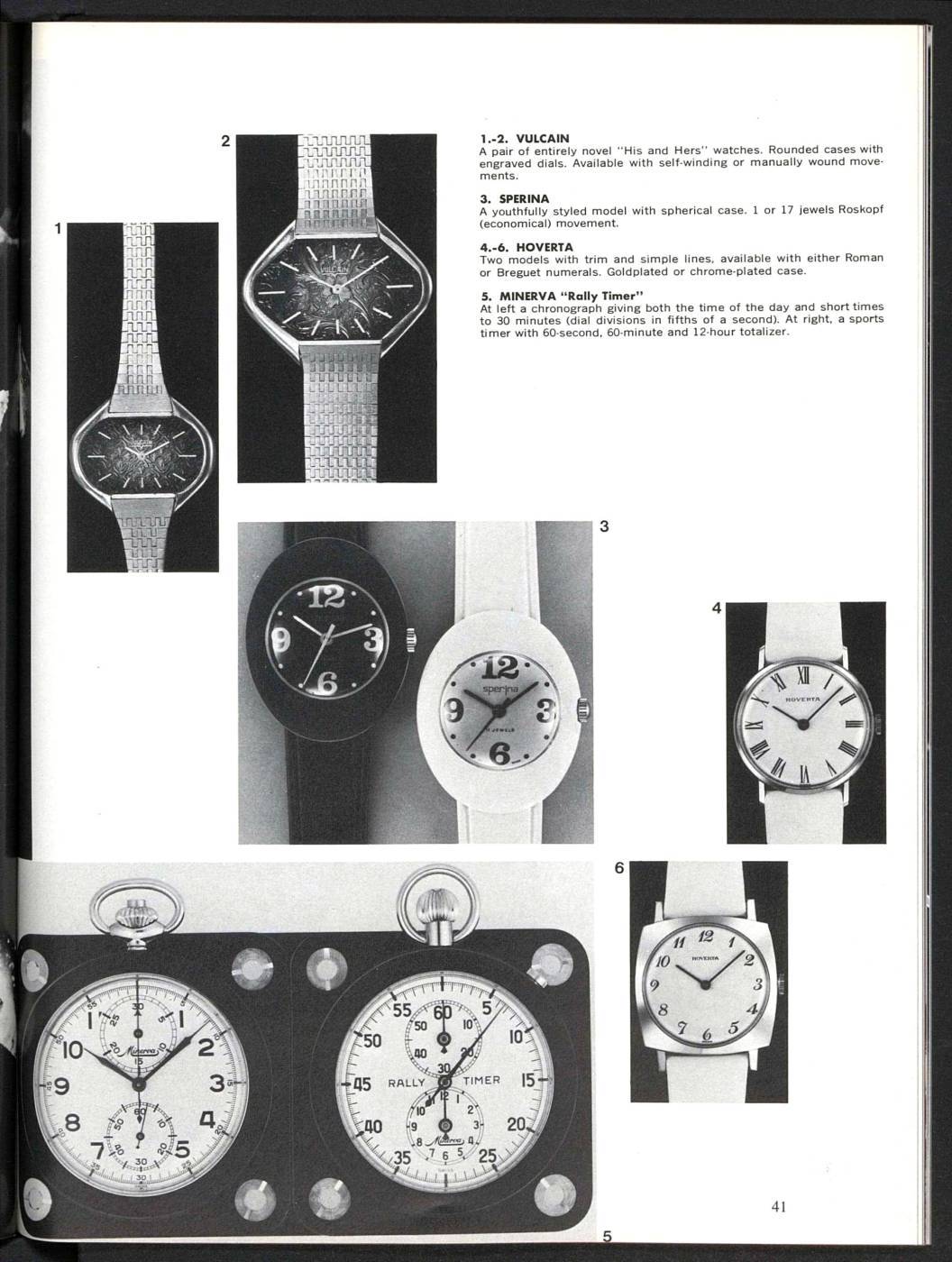 Minerva Rally Timer dans Europa Star de 1973