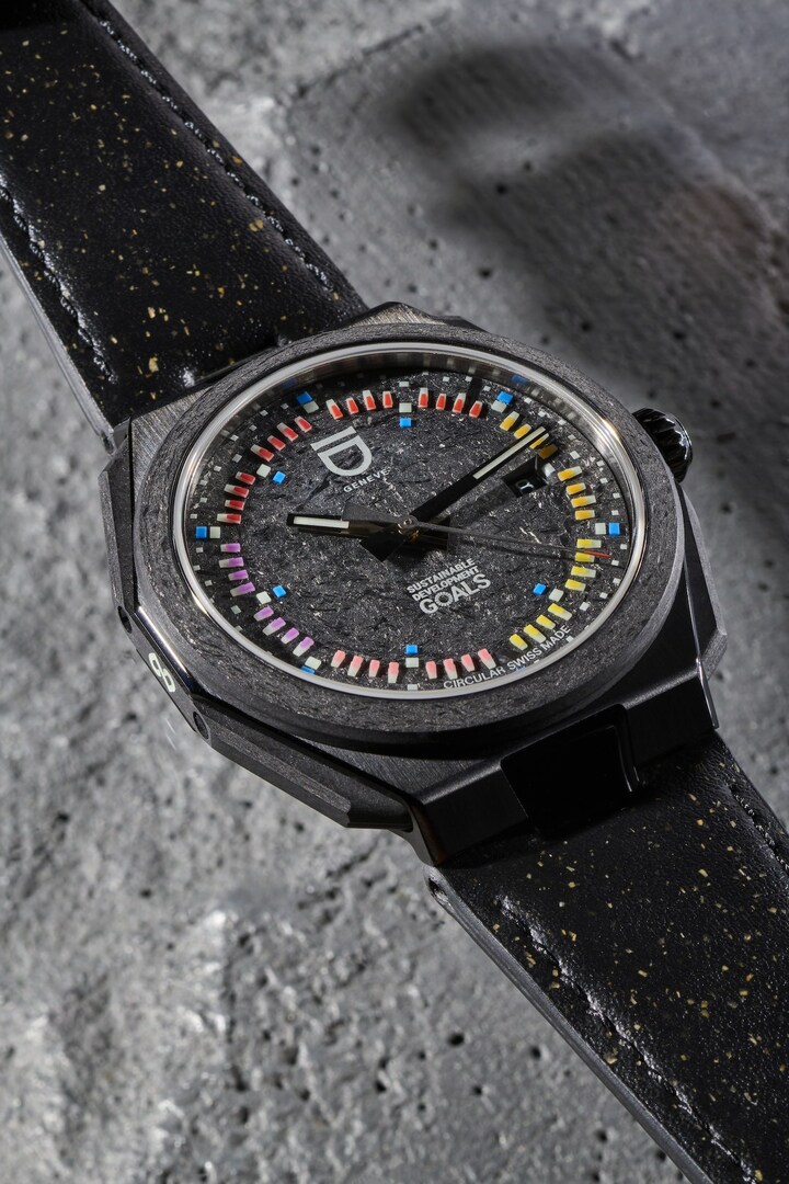 La nouvelle montre d'ID Genève, la United Nations Sustainable Development Goals Timepiece, en collaboration avec l'ONU.