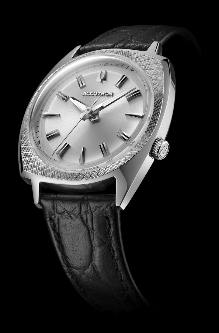 Une Accutron de la série Legacy, inspirée du modèle 565 de 1966