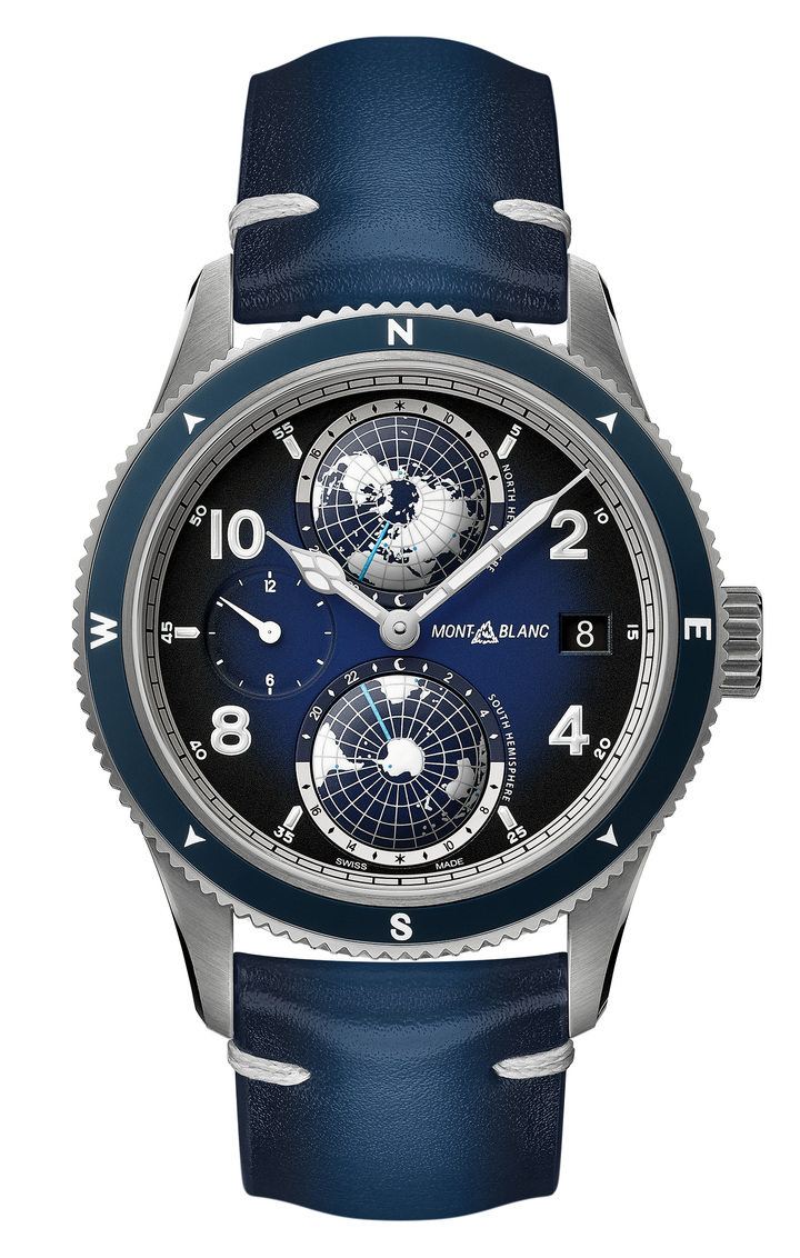 Montblanc 1858 Geosphere bleue