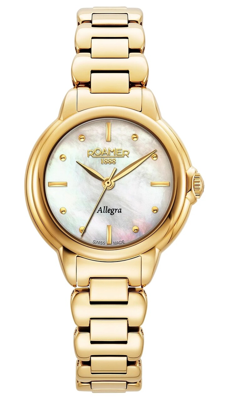 Le modèle Allegra, un bestseller de Roamer, qui réalise la moitié de ses ventes avec des modèles féminins.