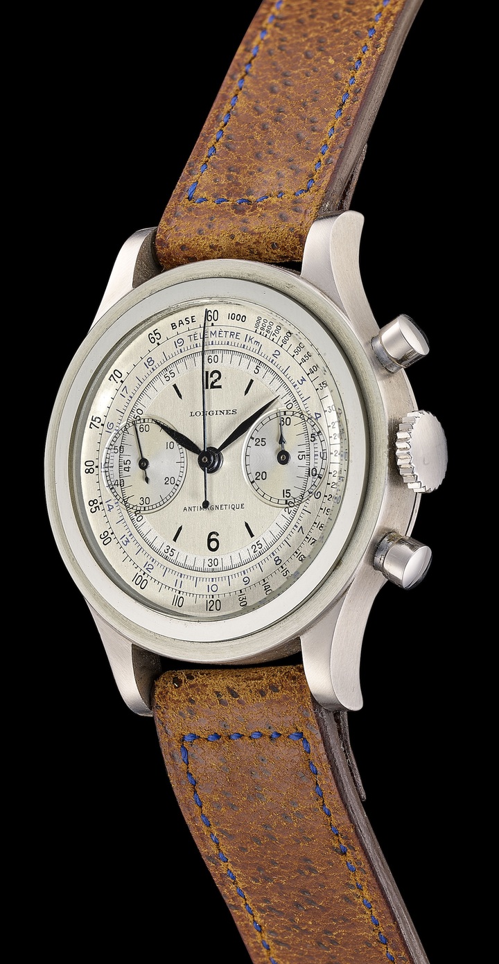Longines réf. 4974, cal. 13ZN Flyback, date de production Nov. 1941.