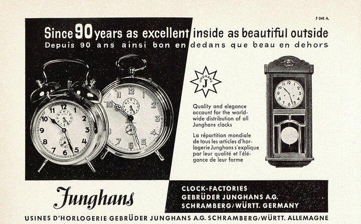 Annonce pour Junghans (Europa Star, 1952)