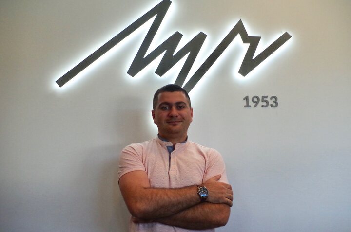 Rafik Sarkisian, directeur du développement à l'usine Luch de Minsk (Biélorussie) depuis 2020