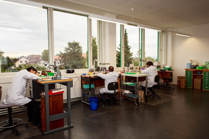  L'atelier de montage d'Epos à Lengnau.