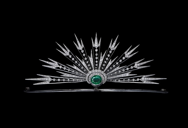 Le diadème Aigrette Soleil Rayonnant