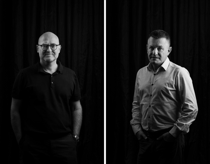 Patrick Lambertz et Hans Keist, co-propriétaires d'Alpa dans le canton de Zurich.