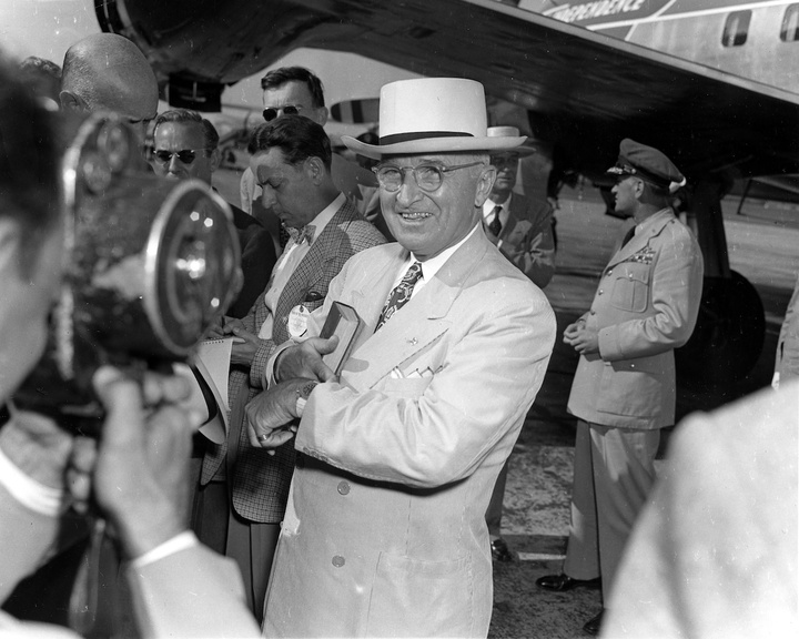 Le futur président des Etats-Unis Harry Truman était très fier de sa Gallet Flying Officer offerte par son staff en 1939.