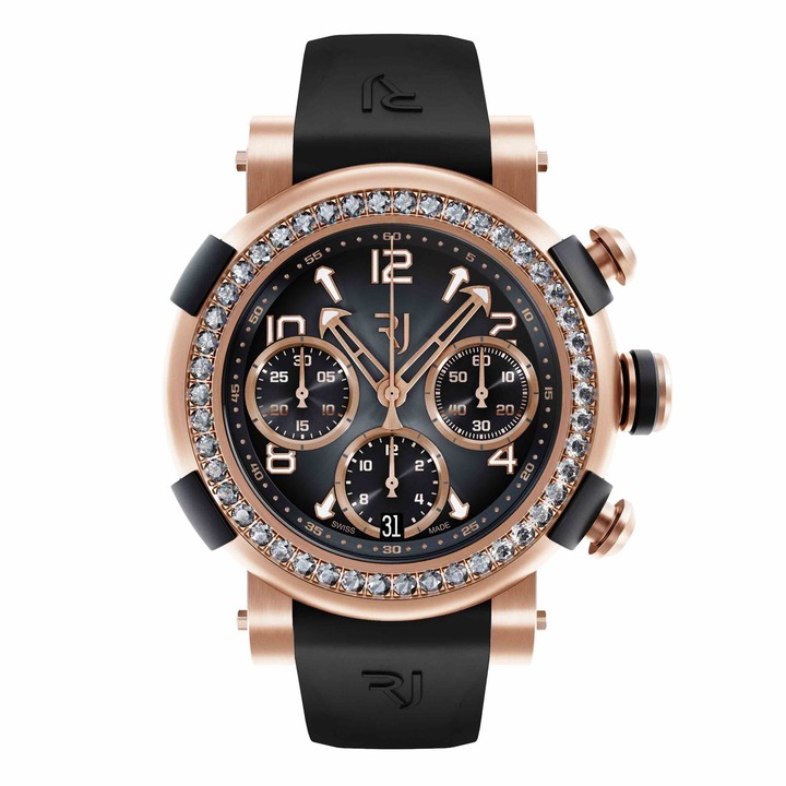 Arraw Chronographe en or, diamants