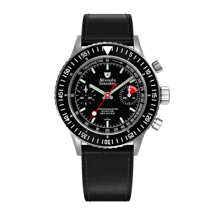 Réédition de la Chronomaster Aviator Sea Diver, équipée d'un mouvement Sellita SW 510