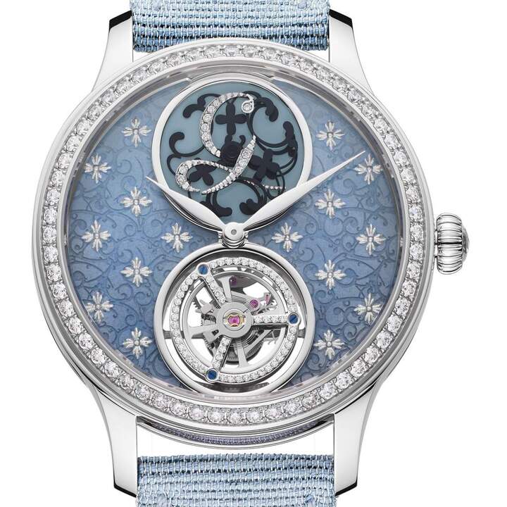 Le modèle Tourbillon Signature Mystérieuse «Fleur De Sel», premier chapitre du renouveau de Charles Girardier au 21ème siècle, a remporté le Prix de la Complication pour Dame au GPHG 2020.