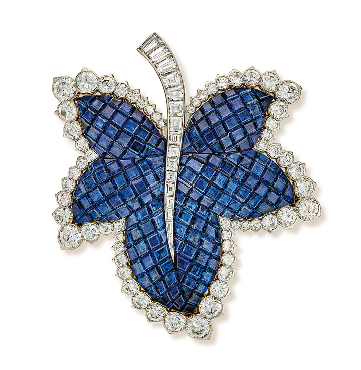 Clip Feuille de Platane (1960), Collection Van Cleef & Arpels
