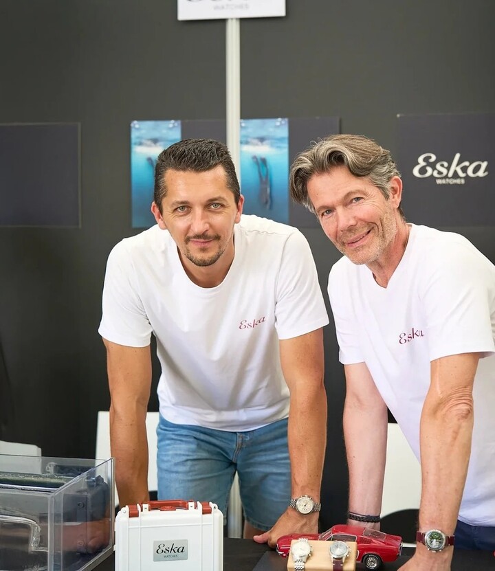 Christophe Chevreton et Sinicha Knezevic ont relancé Eska Watches en 2024.
