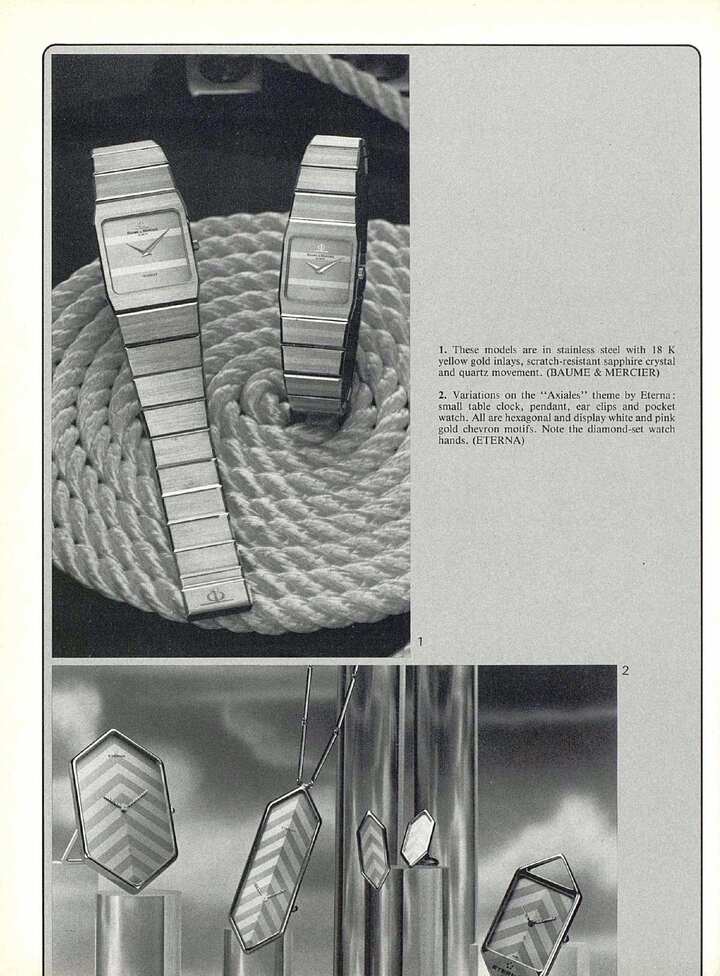 Surprenants modèles rétro-futuristes présentés par Baume & Mercier au salon Montres et Bijoux. Evoluant sur un segment de prix très concurrentiel, la marque du groupe Richemont peut néanmoins puiser dans un solide patrimoine horloger.