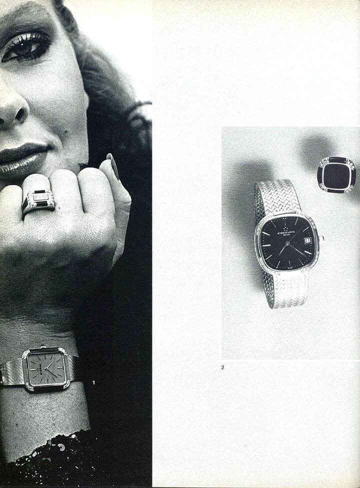 Le fameux modèle «Eterna-Matic». Eterna appartient aujourd'hui au groupe chinois Citychamp, tout comme Corum, autre exposant régulier du salon Montres et Bijoux. Les diverses tentatives de relance de ces deux marques n'ont pour l'heure pas abouti.